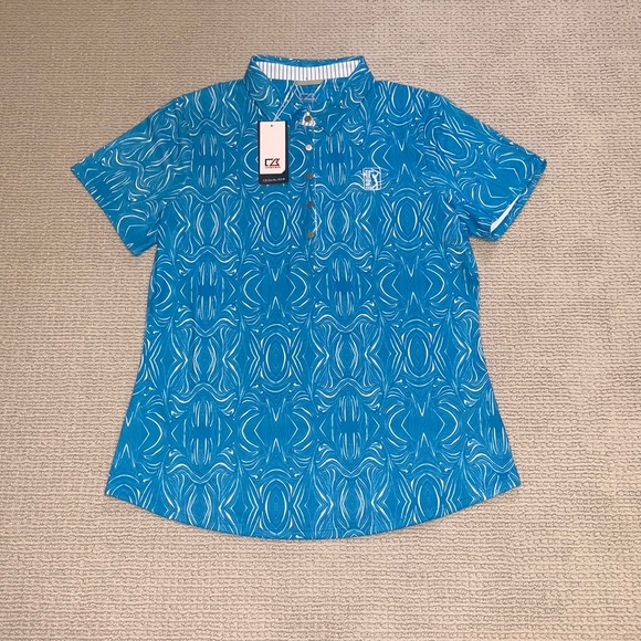 Women’s Cutter & Buck PGA Tour DryTec Golf Shirt - Picture 1 of 7
